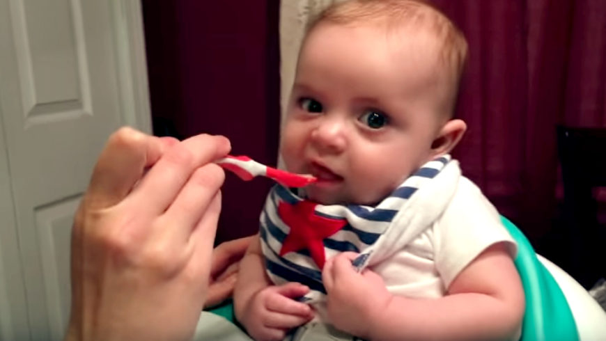 Carter’s First Food, An Amazing Discovery!